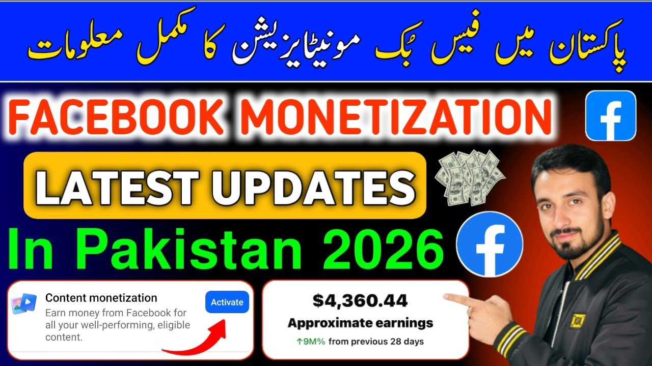 Facebook Monetization in Pakistan | Pakistan Mai Facebook Page Monetize Kaise Kare