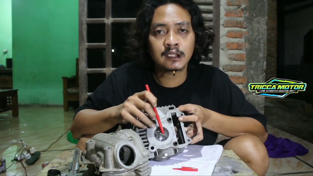 Rahasia motor standar kencang | porting sitting klep