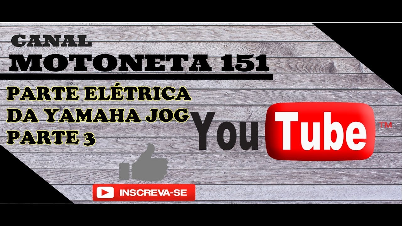 PARTE ELÉTRICA DA YAMAHA JOG PARTE 3