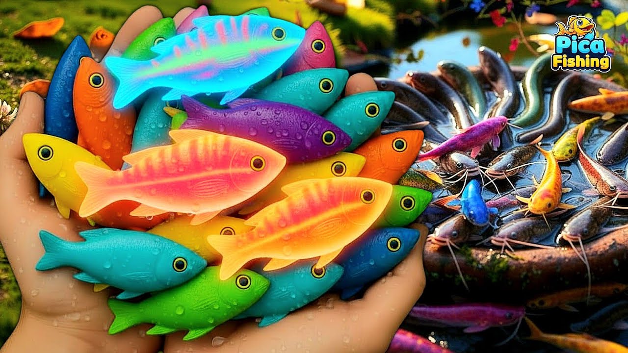 Catching Beautiful Aquarium Fish from Colorful Eggs – Guppy, Koi & Goldfish