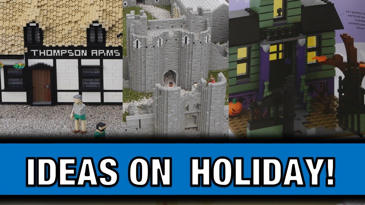 Lego Castle MOC Ideas from Legoland Windsor, Lego Book Review and Halloween Stuff on Holidays! 10305
