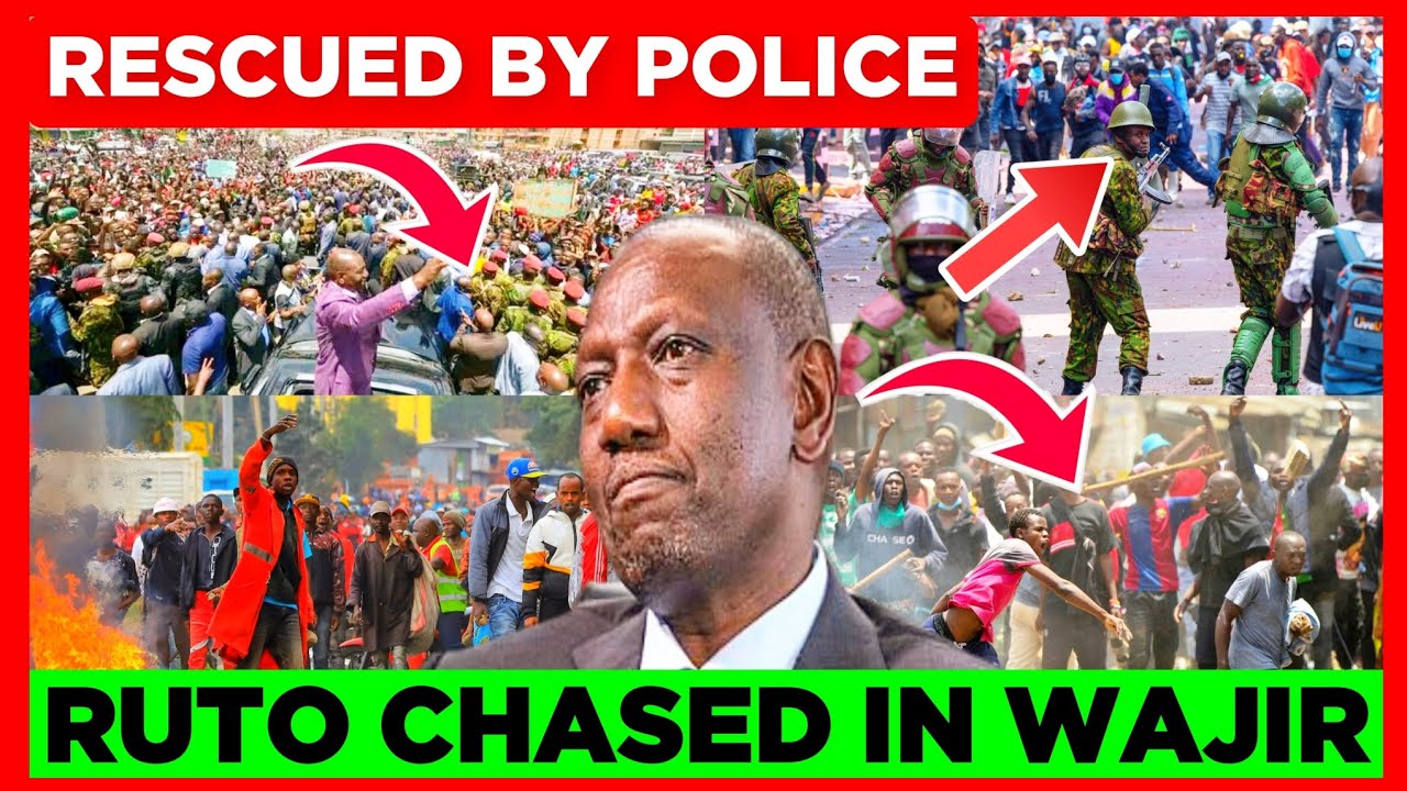 TOKA HAPA! UONGO! Drama as Ruto is Chased & Attacked in Wajir County Today