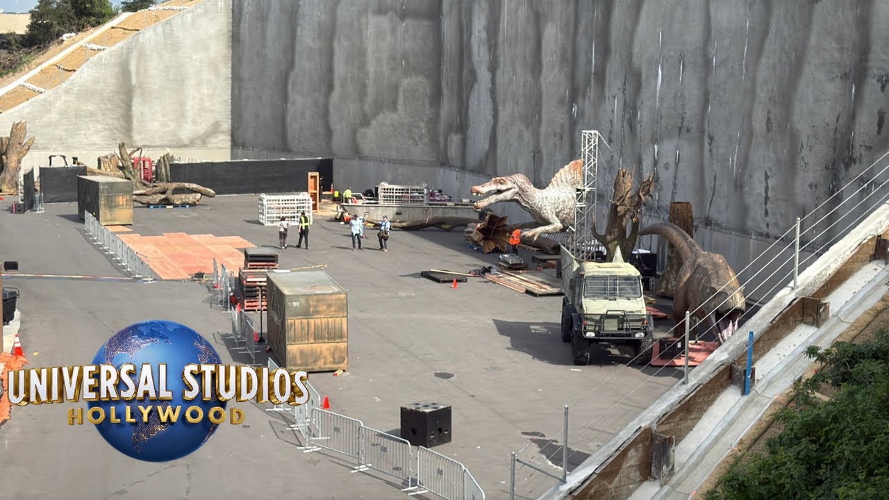 Universal Studios Hollywood Updates - Jurassic Park Is Coming! 