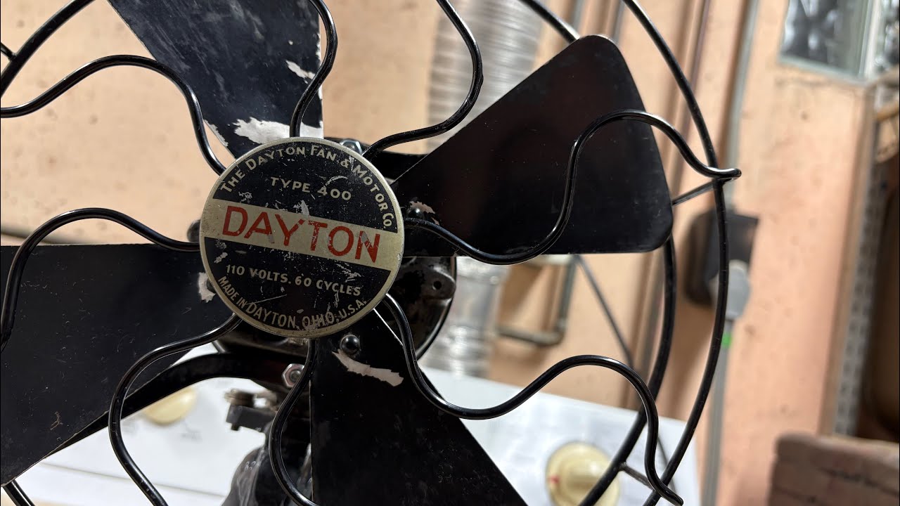 Antique Dayton Type 400 10” Oscillating Fan