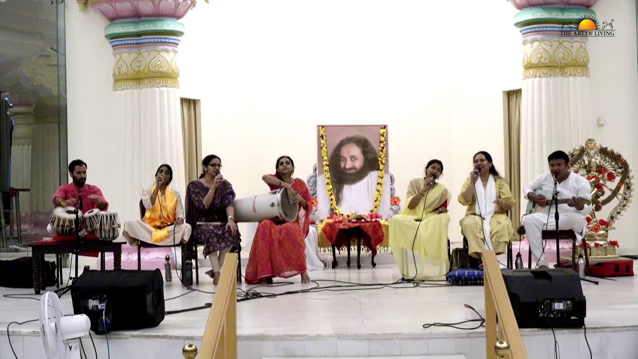 Watch LIVE: Satsang & Guru Puja at The Art of Living International Center