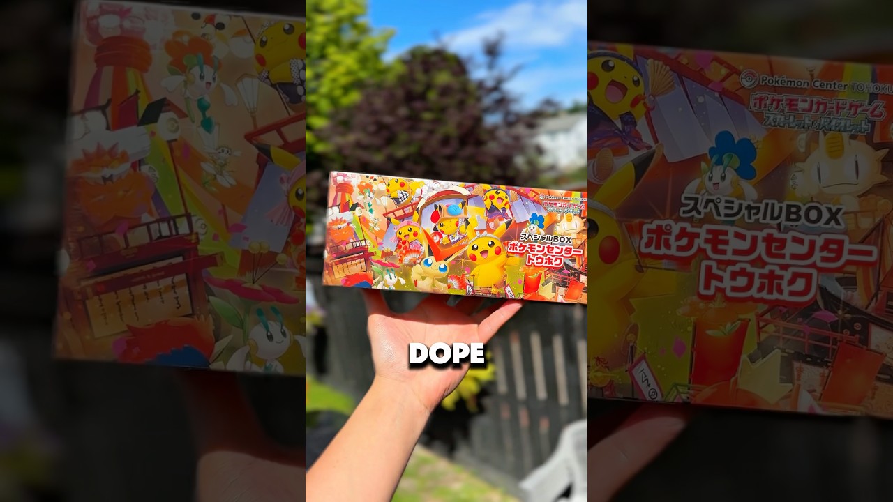 Tohoku Pok&eacute;mon Center Boxes #pokemon #pokemonchannel #japanesepokemoncards #pikachu #pokemoncards