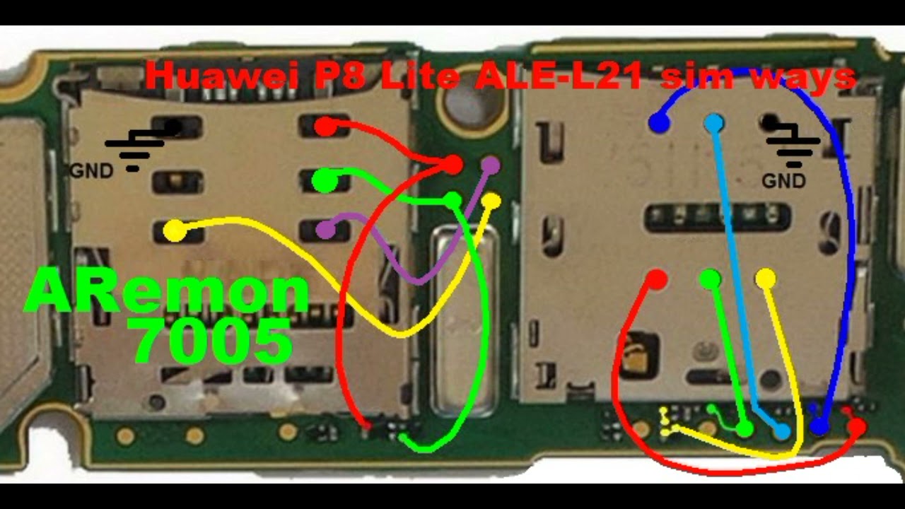 Huawei P8 Lite ALE-L21 Sim Card Jumper Ways