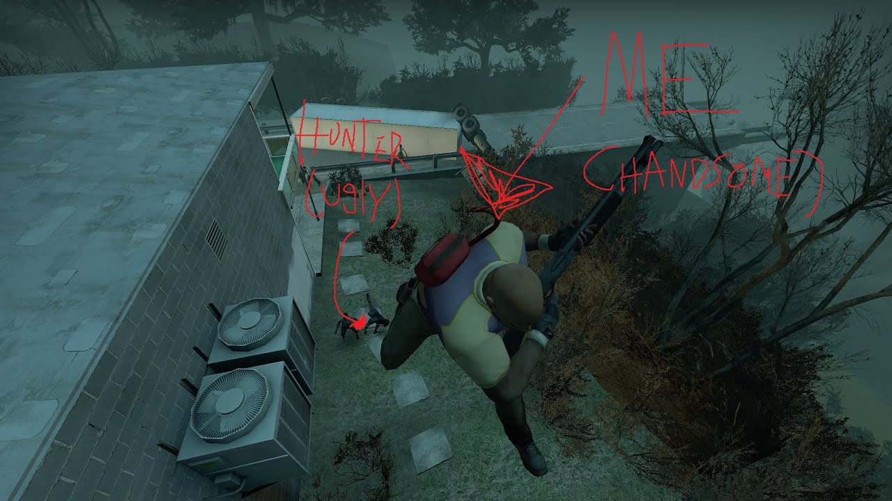exceedingly normal hunter boost (left 4 dead 2 is NOT a silly game.)