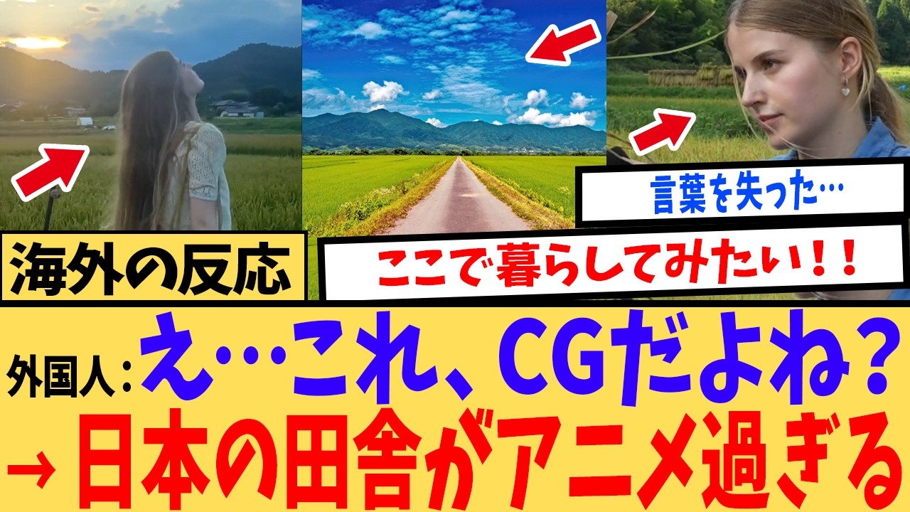 【海外の反応】「帰りたくない！」日本の田舎で“人の温かさ”に触れた外国人が号泣…世界が羨む“日常の美景”が凄すぎる