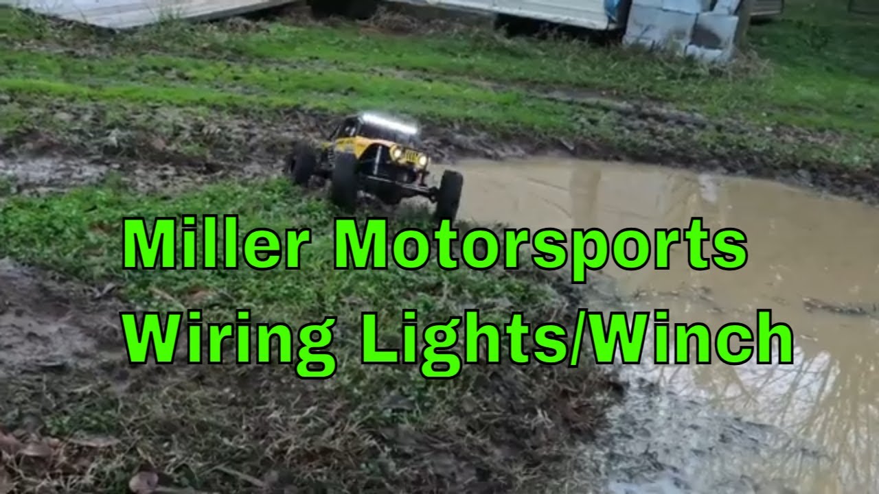 Rc4wd Miller Motorsports  Wiring Lights and Winch