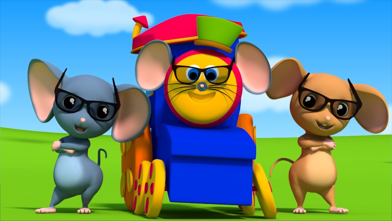 Bob The Train | Three Blind Mice | Nursery Rhymes | Kids Songs Rhymes by Bob The Train