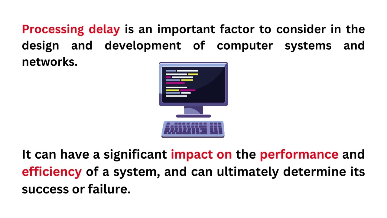 Understanding and Managing Processing Delay in Computer Systems and Networks