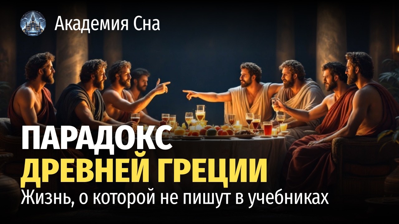🌙 Лекция для сна 🏛️ Парадокс Древней Греции: жизнь, о которой не пишут в учебниках 🏛️