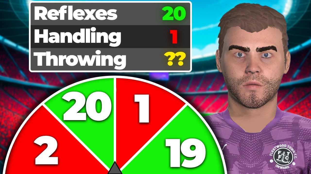 I Built a Goalkeeper WONDERKID With a Random Number Generator