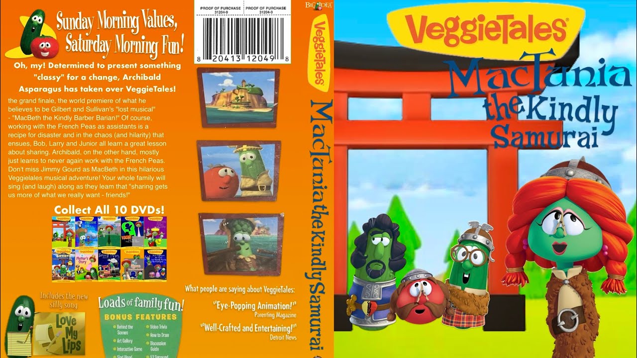 VeggieTales MacTunia the Kindly Samurai