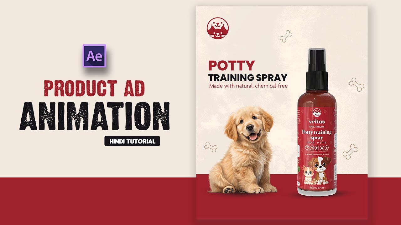 Product Animation in After effect | Motion Graphics Ad Animation | After effect tutorials