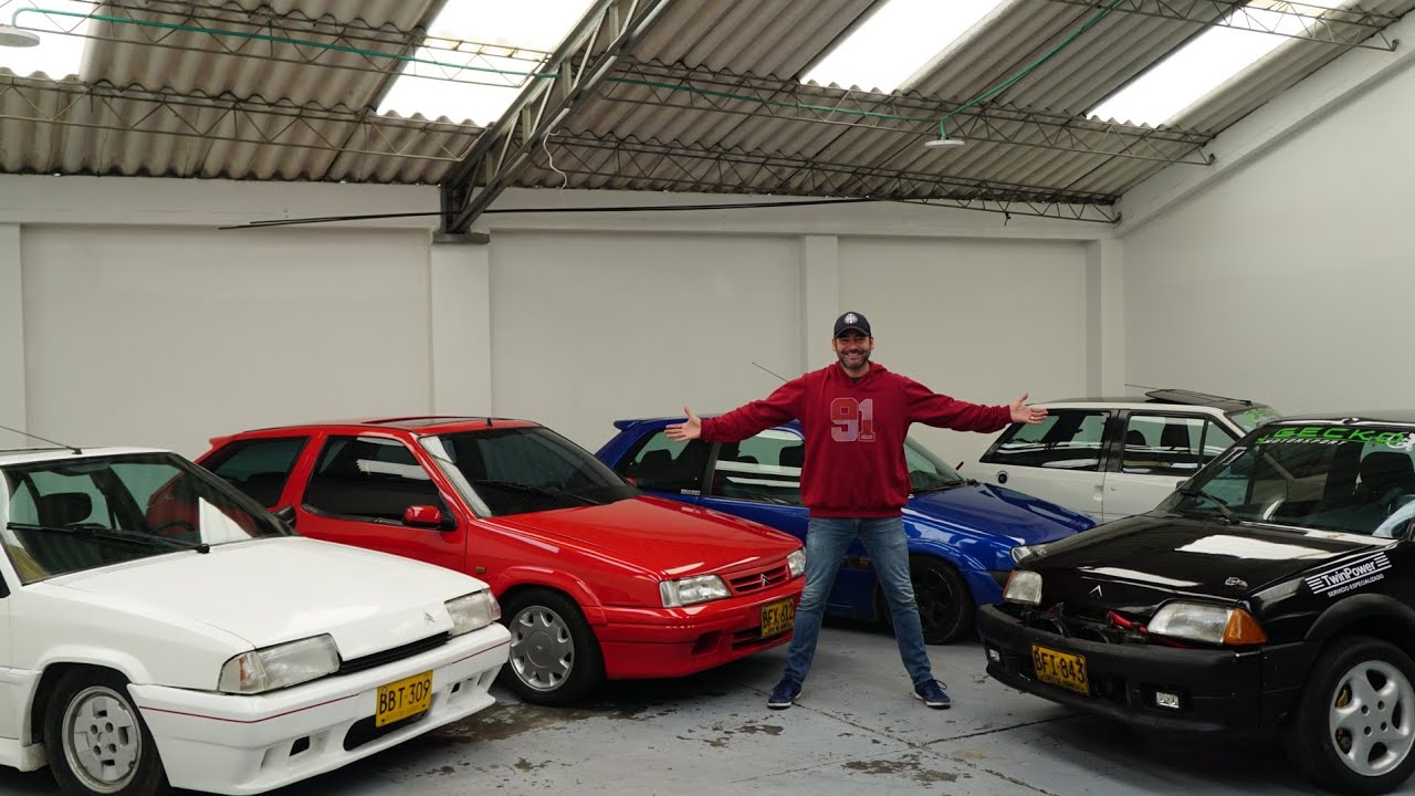 COLECCIONA #citroen y entre ellos un ax #gti con motor V6 (el más rápido de #colombia)