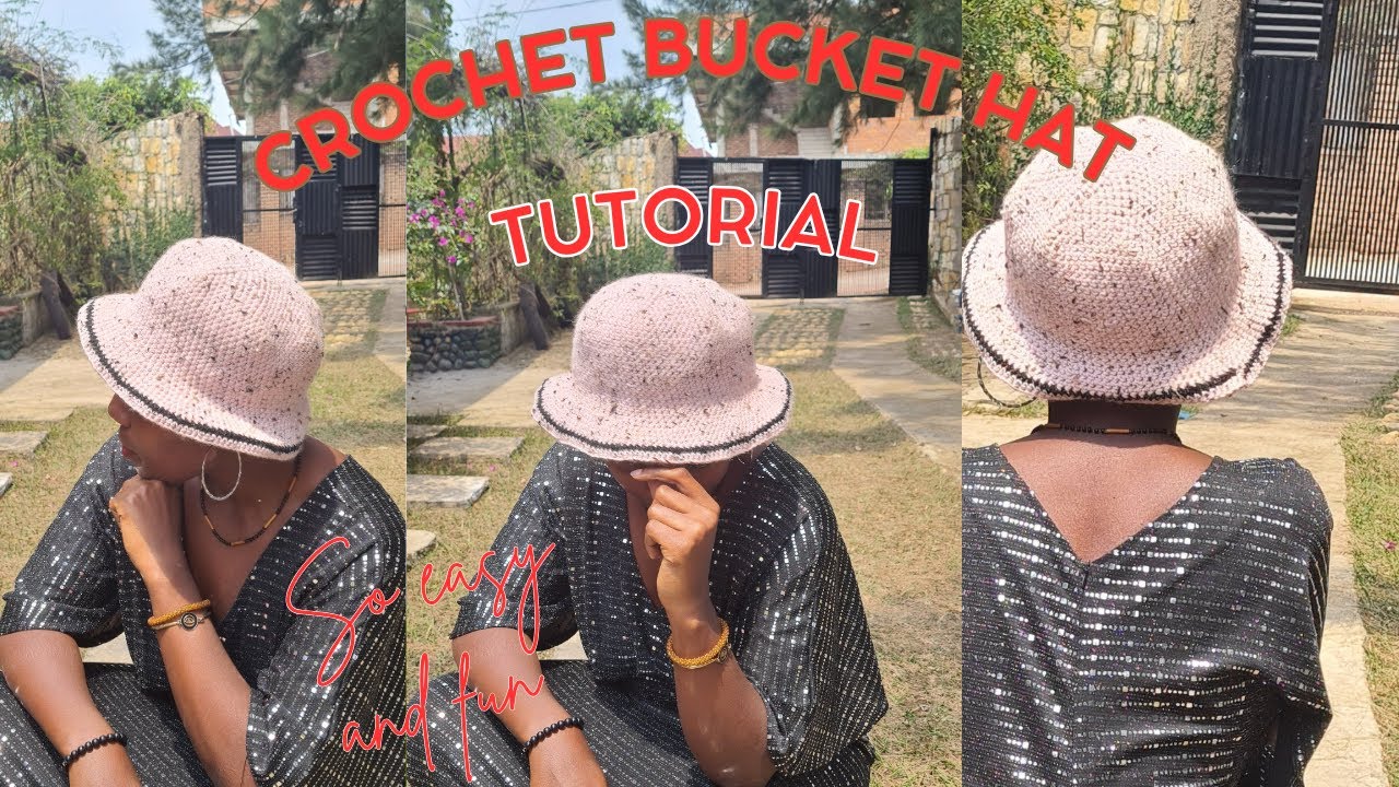 Crochet Bucket Hat Tutorial | Easy & Fun DIY for beginner