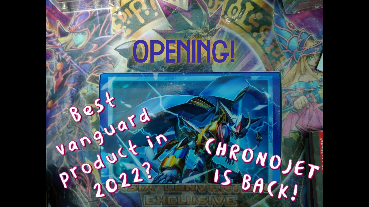 Cardfight Vanguard! VG D SS03 Chronojet Stride Deckset opening! Chronojet is back in D!