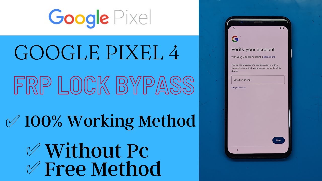 Google Pixel 4/4a frp Bypass android 12 without Pc remove google account 100% Working Method