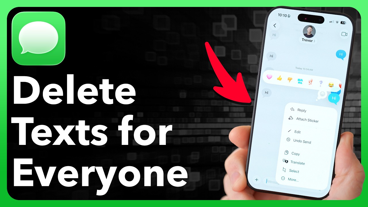 How To Delete Messages On iPhone For Everyone