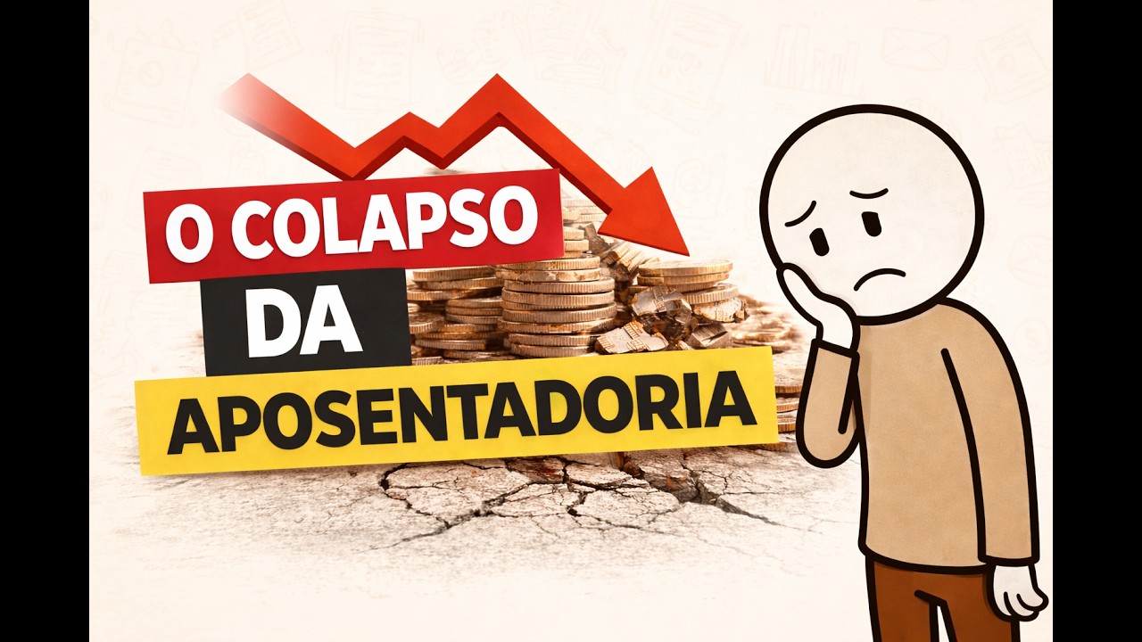 O COLAPSO DA APOSENTADORIA #controlefinanceiro #investimentocerto #educacaofinanceira