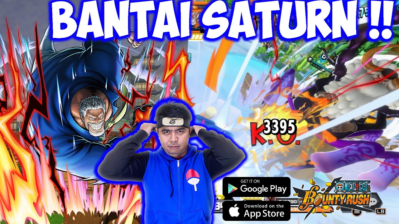 One Hit Kill Saturn 🔥🔥- EX Garp Terlalu Kuat Di Meta EX Saturn - One Piece Bounty Rush