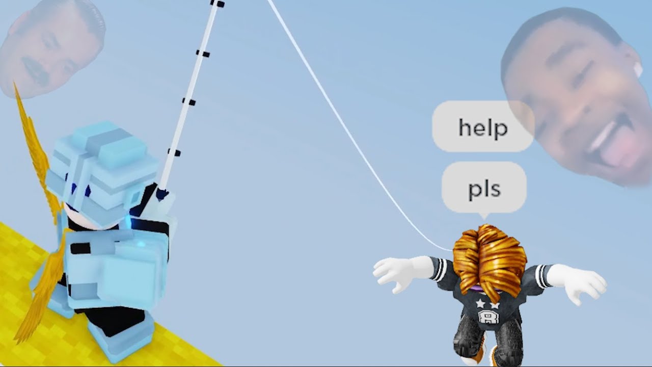 Смешные моменты в Bedwars в Roblox