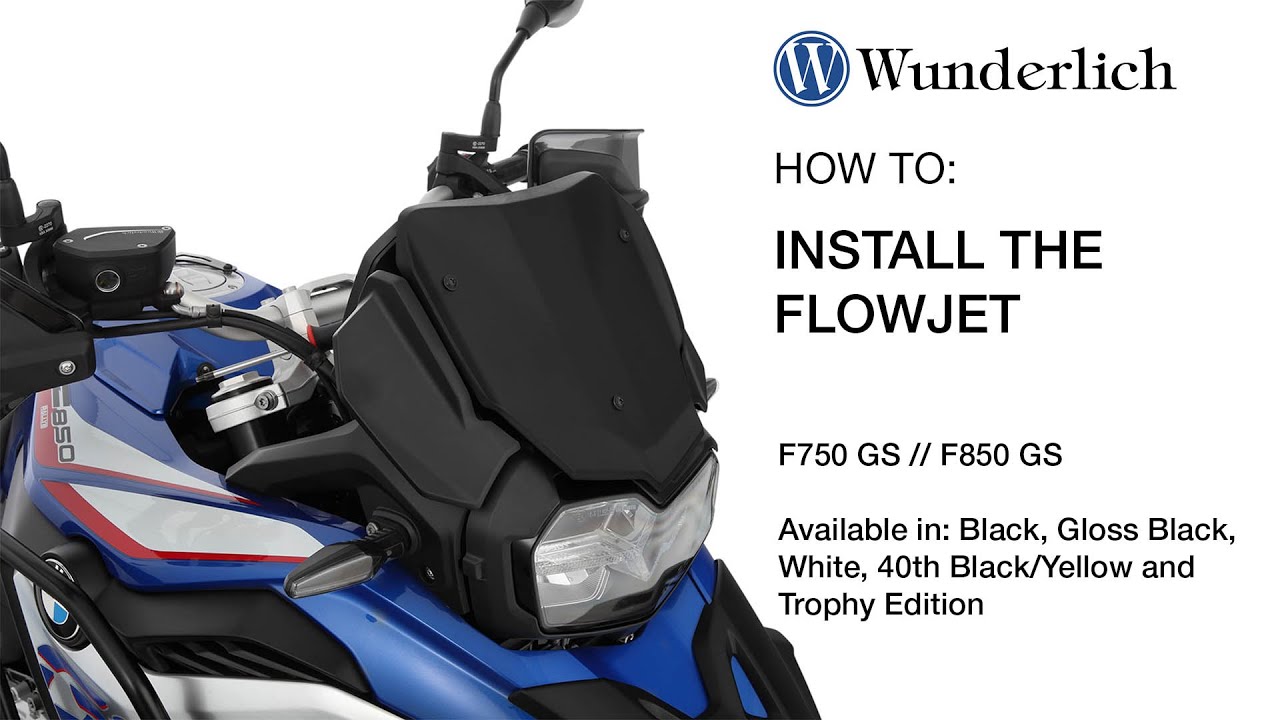 Wunderlich FlowJet Install Video - F750 GS // F850 GS