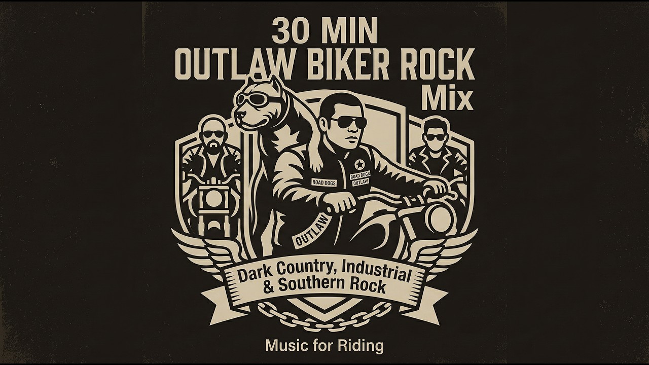 30 MIN | Dark Country, Industrial & Southern Rock | Music for Riding