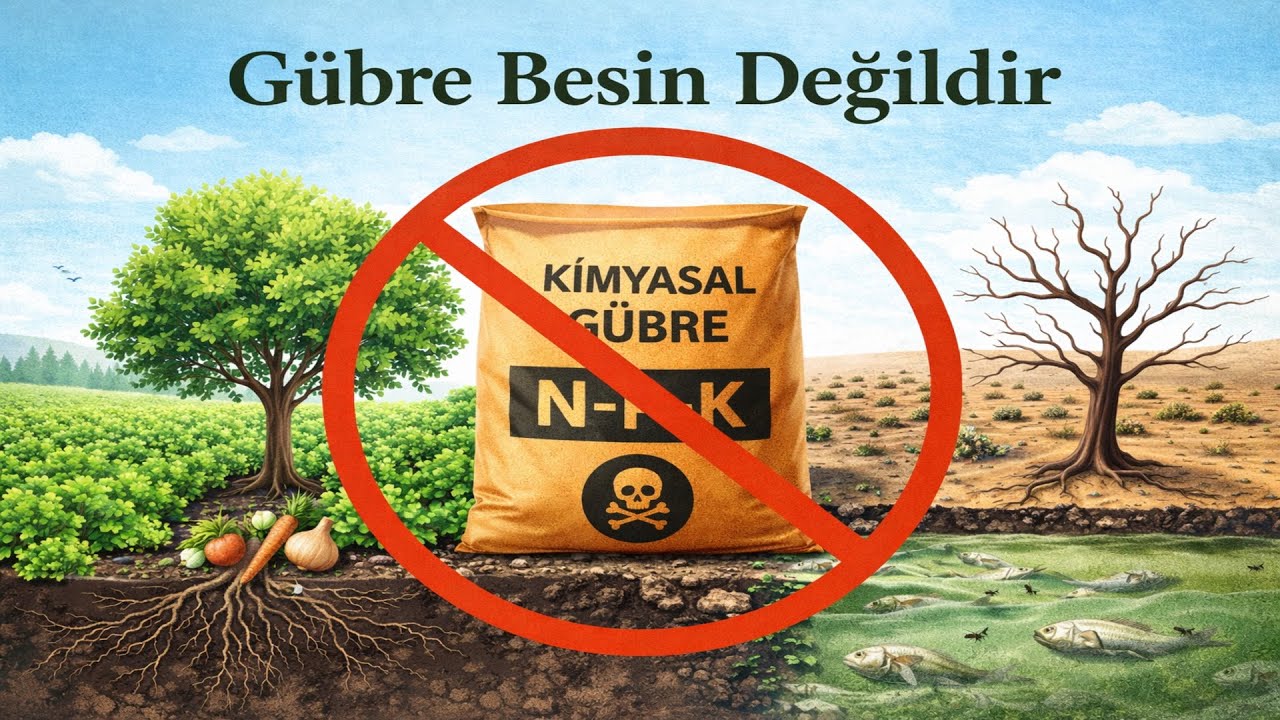 Kimyasal Gübre Besin Değildir: Toprağı Beslemeden Bitki Beslenmez