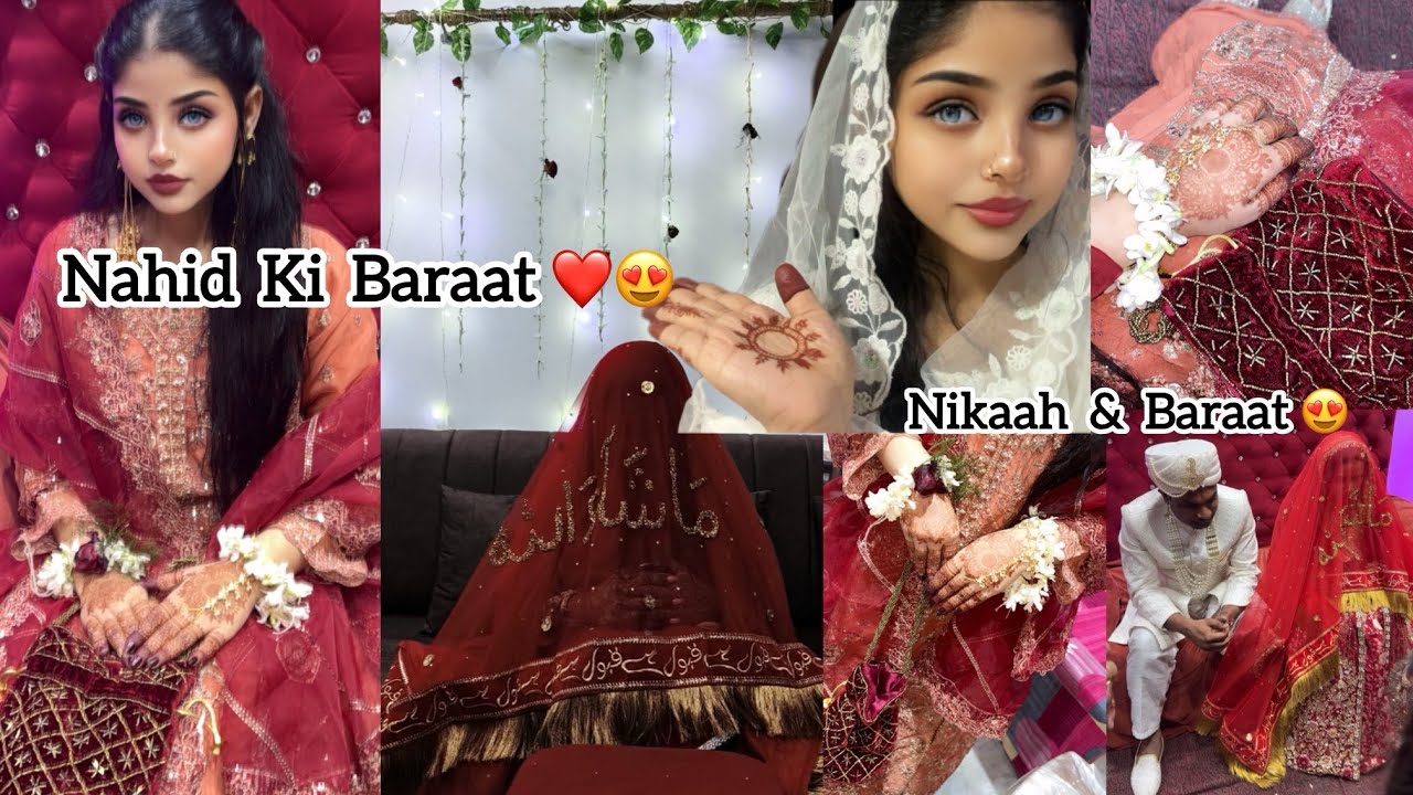 Nahid Ki Baraat Vlog ❤️😍 Nikaah & Baraat🤍 Emotional Vlog😭 Bahot Late Pahonche😱@Fauziakhan44 
