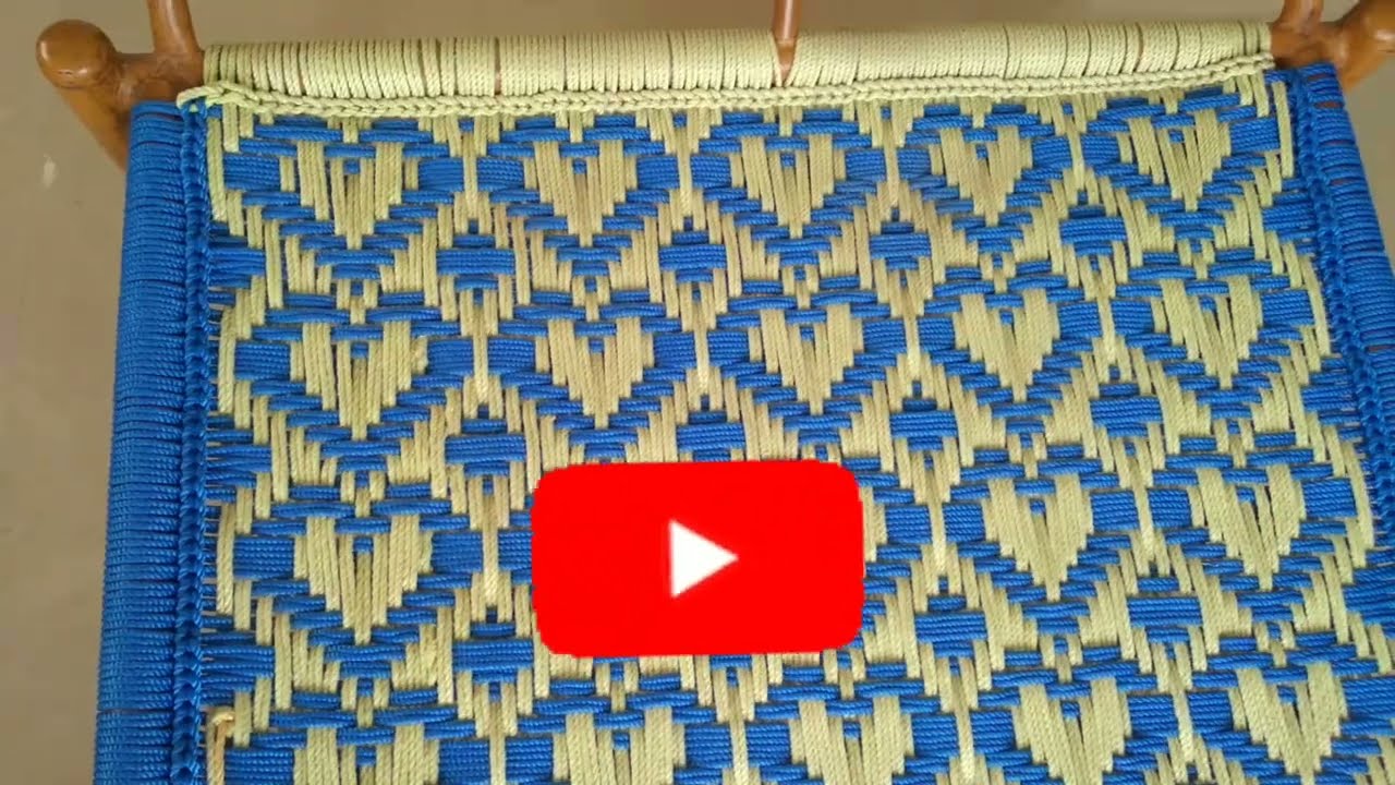 Charpai ki design heart♥shape.  चारपाई की बुनाई का आसान तरीका।@ArtofHousewife