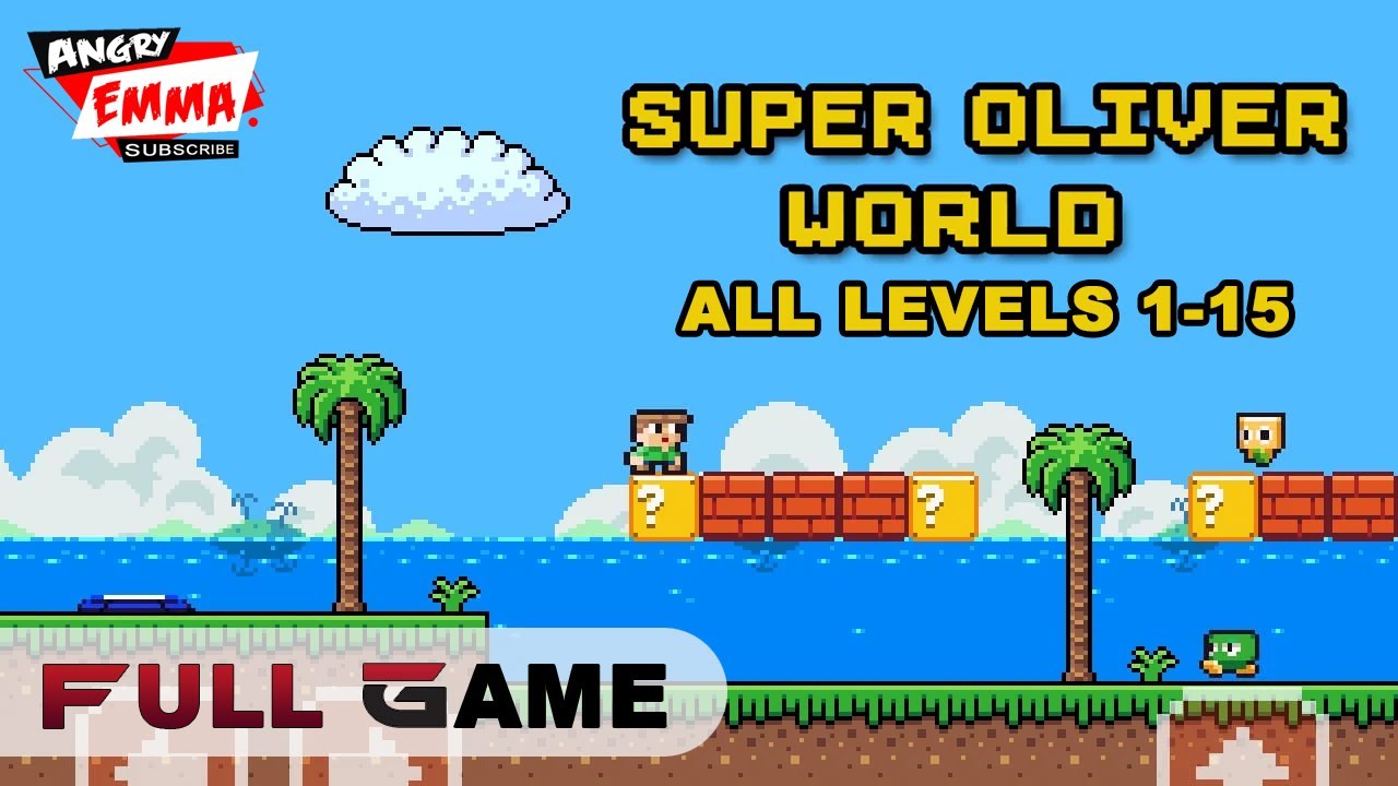 Super Oliver World FULL GAME - All Levels 1-15