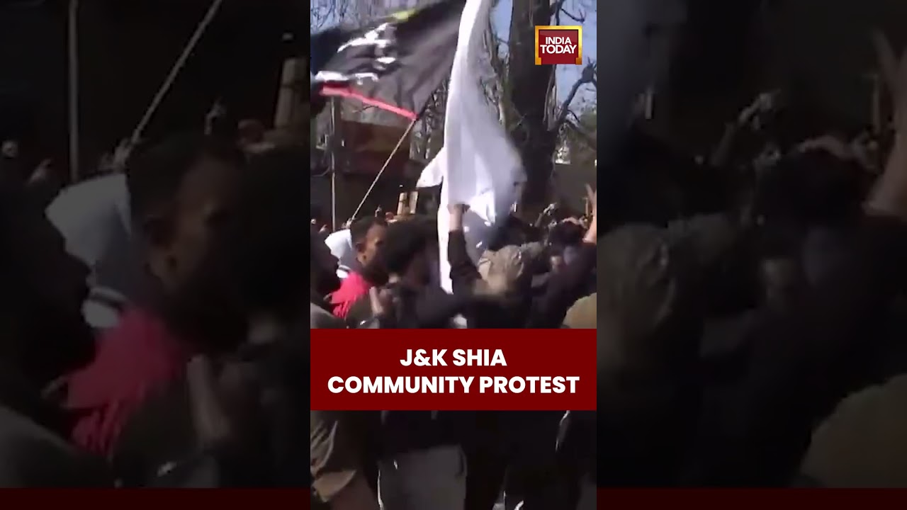 Jammu Kashmir Shia Protests Killing Of Iran's Supreme Leader | Ayatollah Ali Khamenei #iranisraelwar
