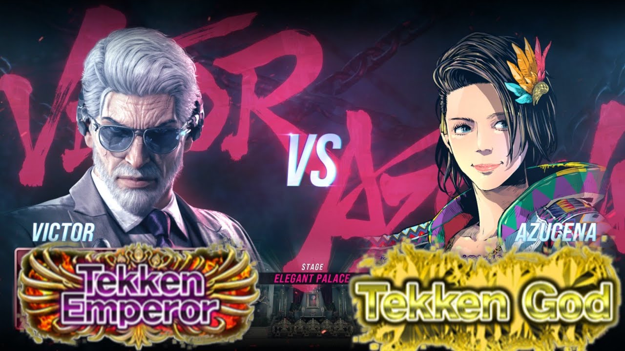 TEKKEN 8 🔥 VICTOR (KDF | CBM) VS AZUCENA (xlnt_komachi) | T8 HIGH RANK MATCH 🔥