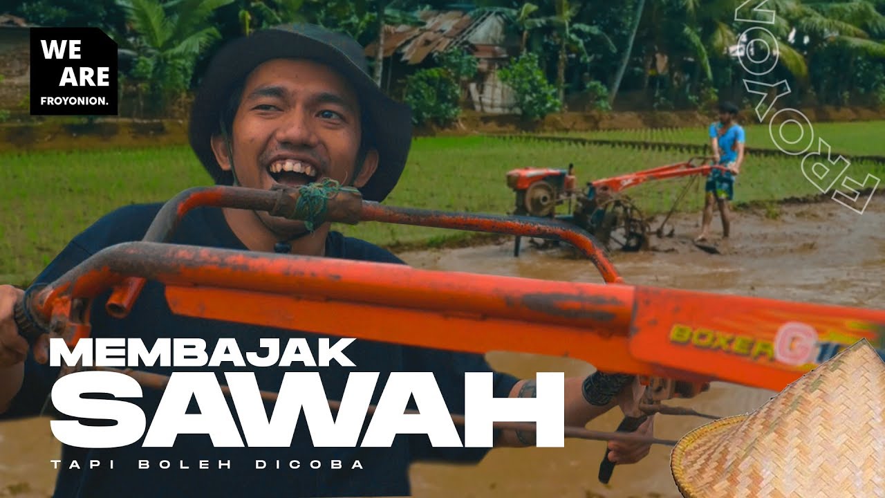 MENCOBA MEMBAJAK SAWAH UNTUK PERTAMA KALI | TAPI BOLEH DICOBA