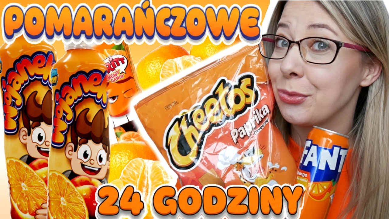 CAŁY DZIEŃ na POMARAŃCZOWO Z WOJANKIEM #wojan #wojanek #challenge