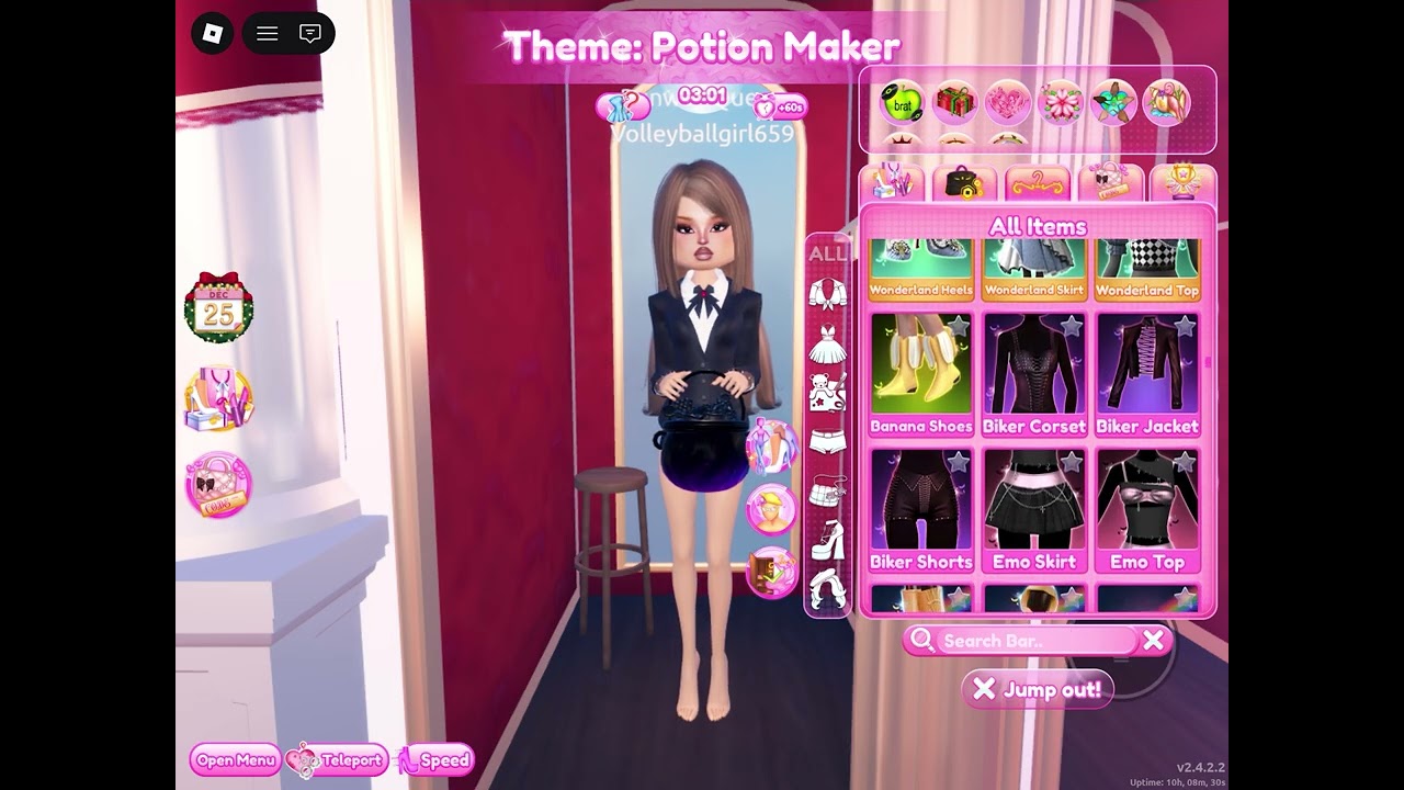 Playing dress to impress!