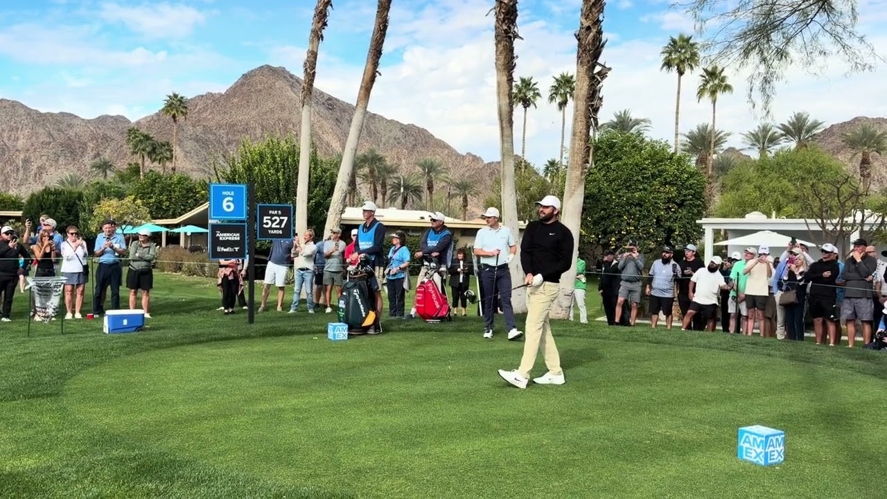 Amex 2026 - PGA Tour - Scottie Scheffler (La Quinta Country Club) - Hole 6 - 1/22/2026 - 10:31am pst