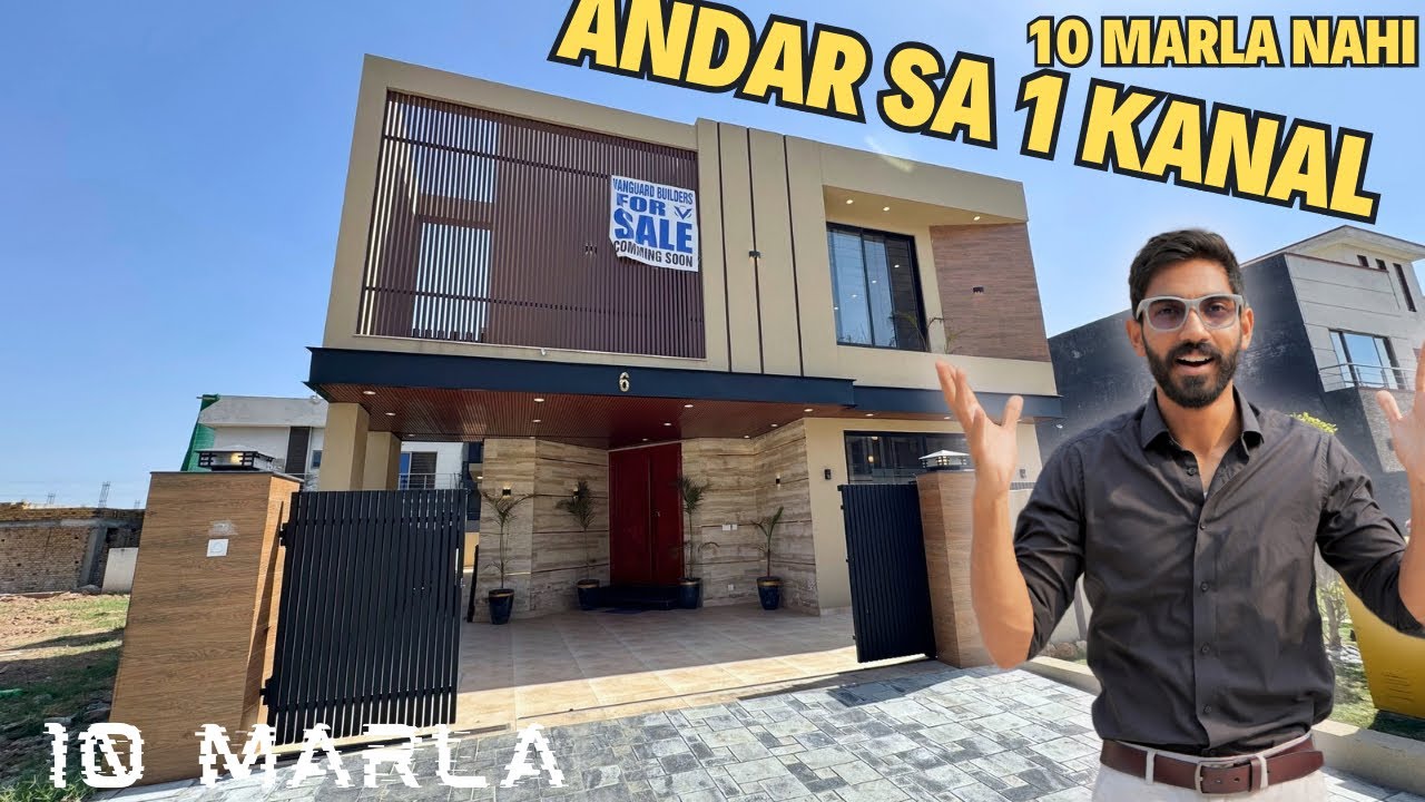 10 Marla Triple-Heighten Ultra-Modern House with Mezzanine Floor For Sale in Bahria Islamabad