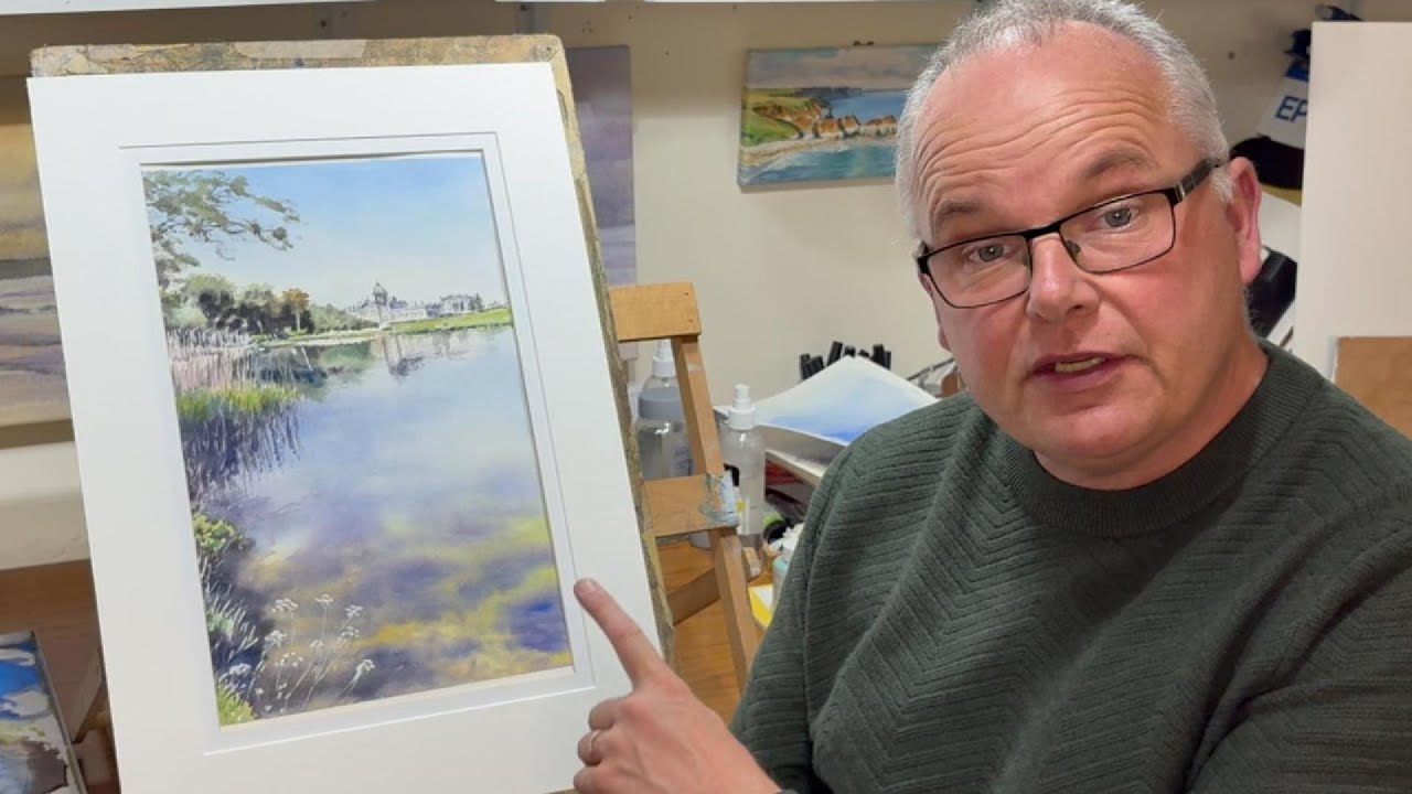 How to Paint Realistic Water Reflections in Watercolour | Step-by-Step Tutorial