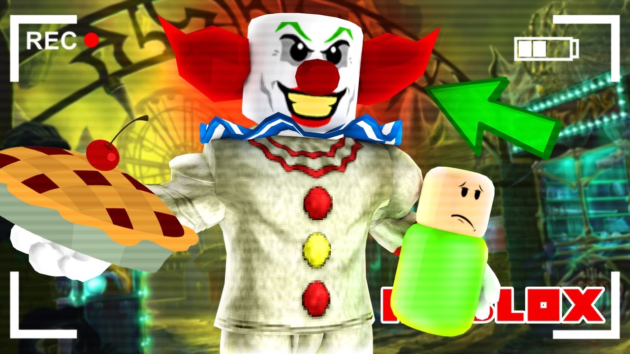 CREEPY CLOWN TRAPS US IN A HOUSE IN ROBLOX!