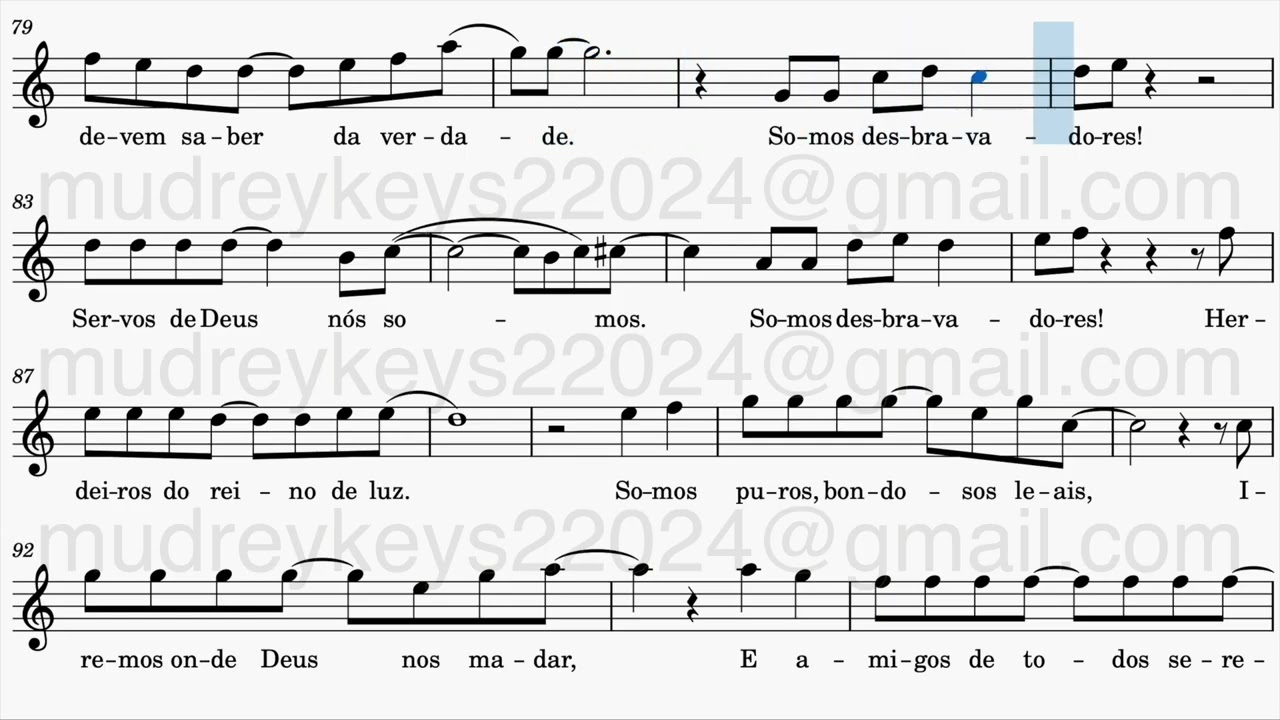 [Partitura] Somos Desbravadores - Ministério Jovem (Sax Alto)