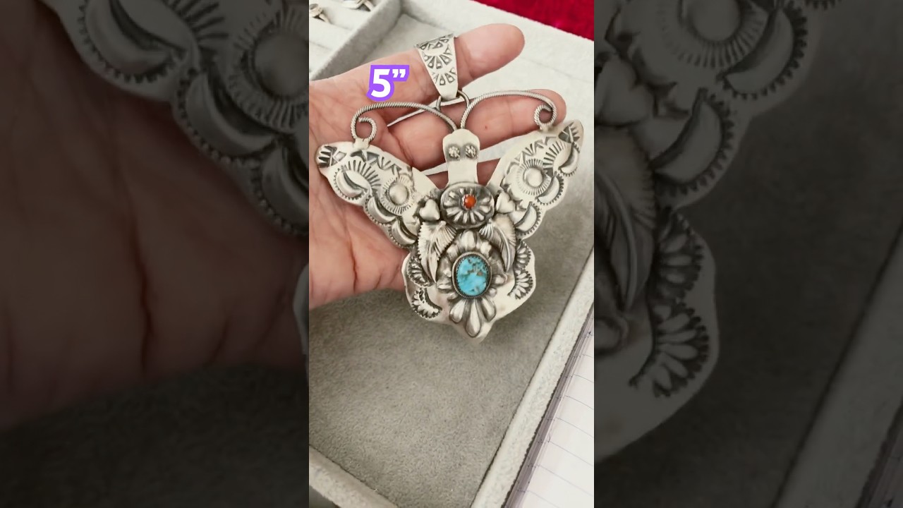 Подвеска-бабочка Lg Sterling #richardyazza #Navajo #sterlingsilver ПРОДАНА