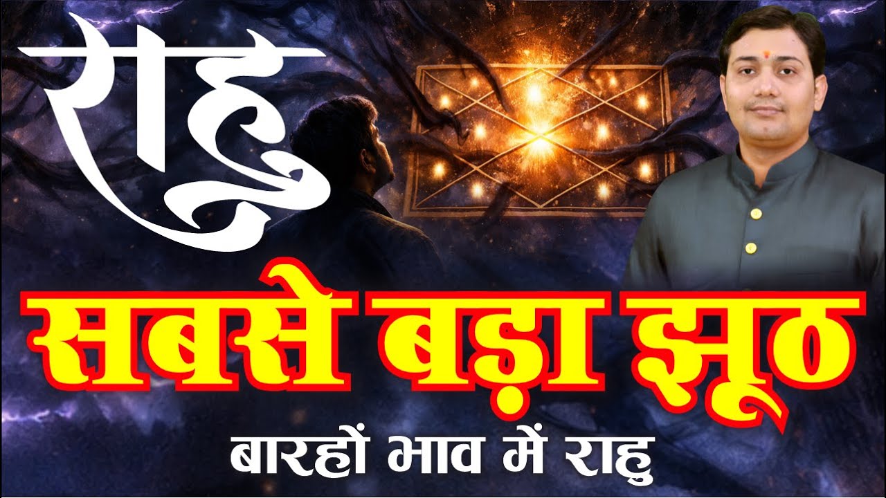 आप सबसे बड़ा झूठ किससे बोलते हैं ? जवाब है - राहु (12 भाव का सच) + केतु वाले भाव का सत्य