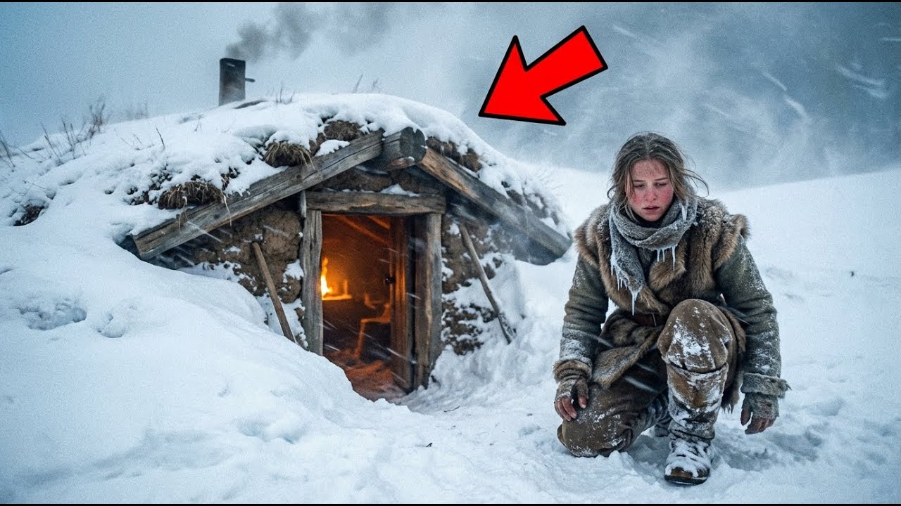 Kicked Out Before Winter, She Built A Dugout Cabin — Until It Saved Her Life During Blizzard