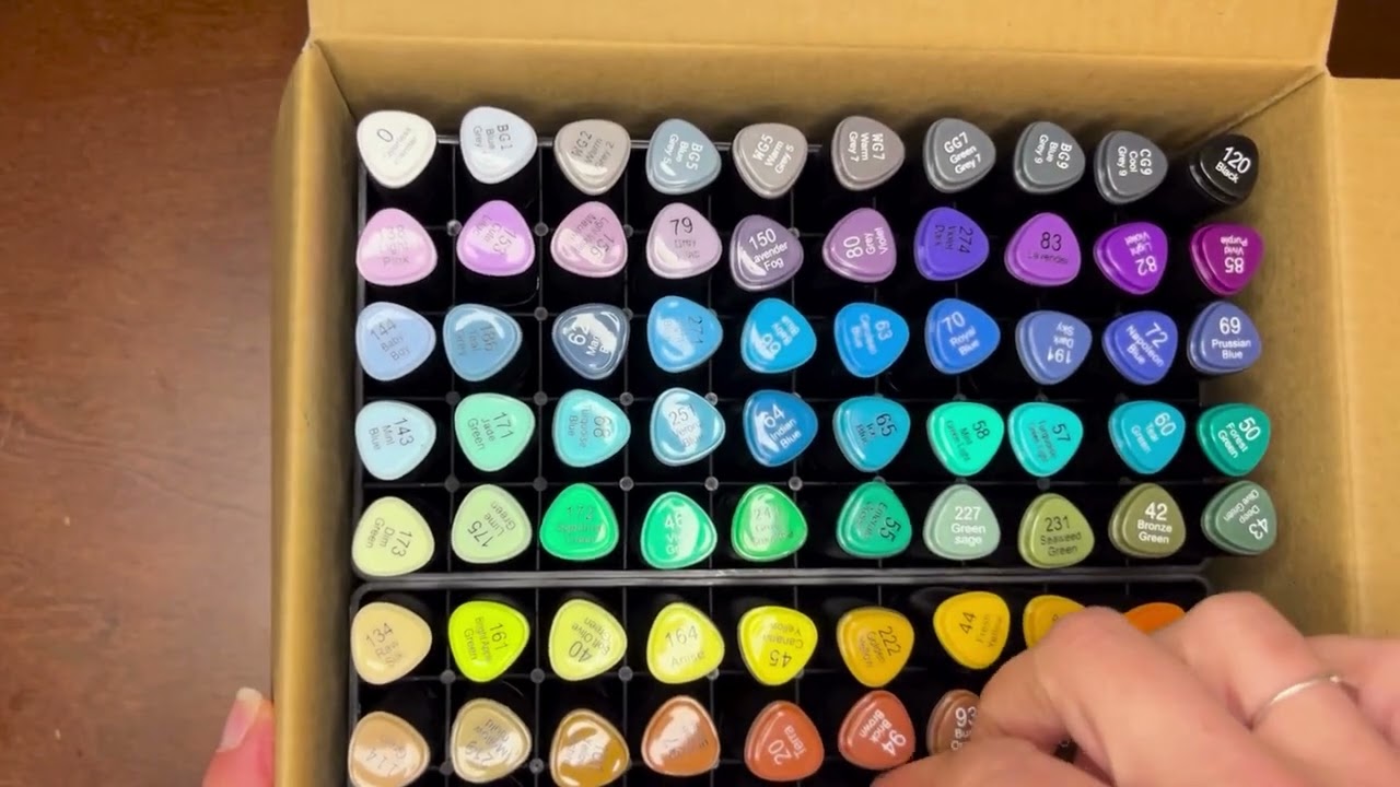 Unboxing My New Markers