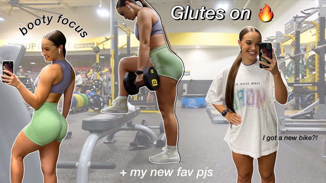 GLUTE FOCUSED LEG DAY // my fav cardio & fav pjs