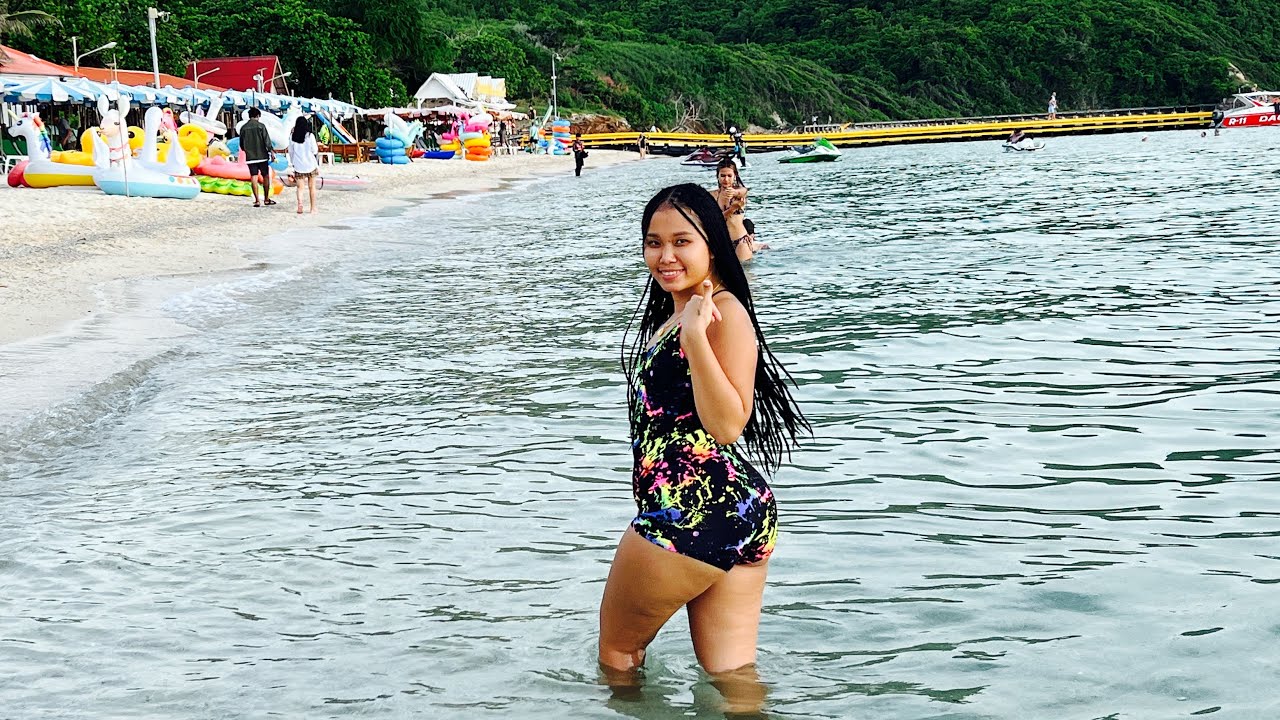 Thai Girl takes me to Koh Larn Island 🏝️. Pattaya Thailand 🇹🇭